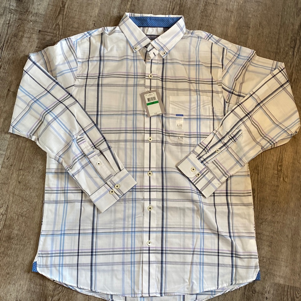 Men’s Van Heusen Long Sleeve Button Up